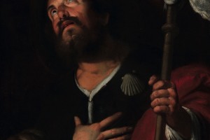 Bernardo Strozzi, san Rocco, olio su tela (67 x78 cm), 1640
